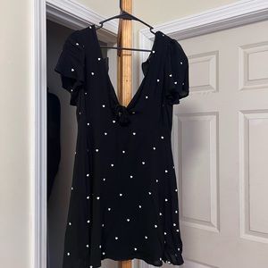 Black with white hearts dress!